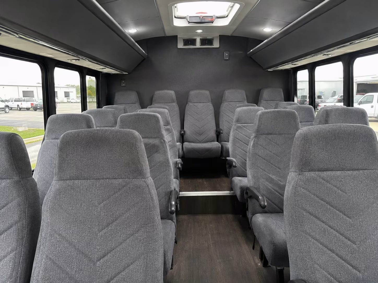 15 passenger minibus inside