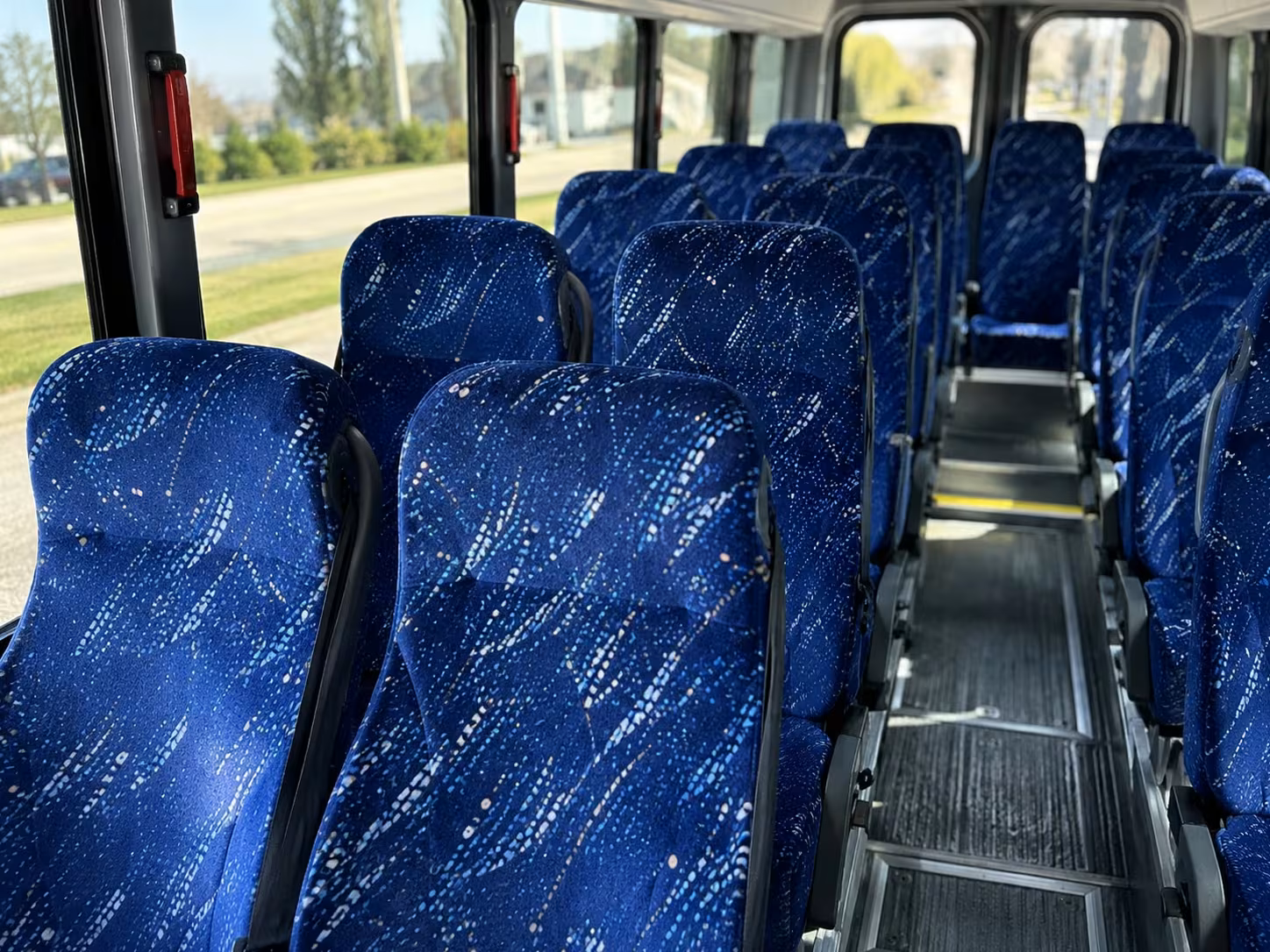 15 passenger minibus interior
