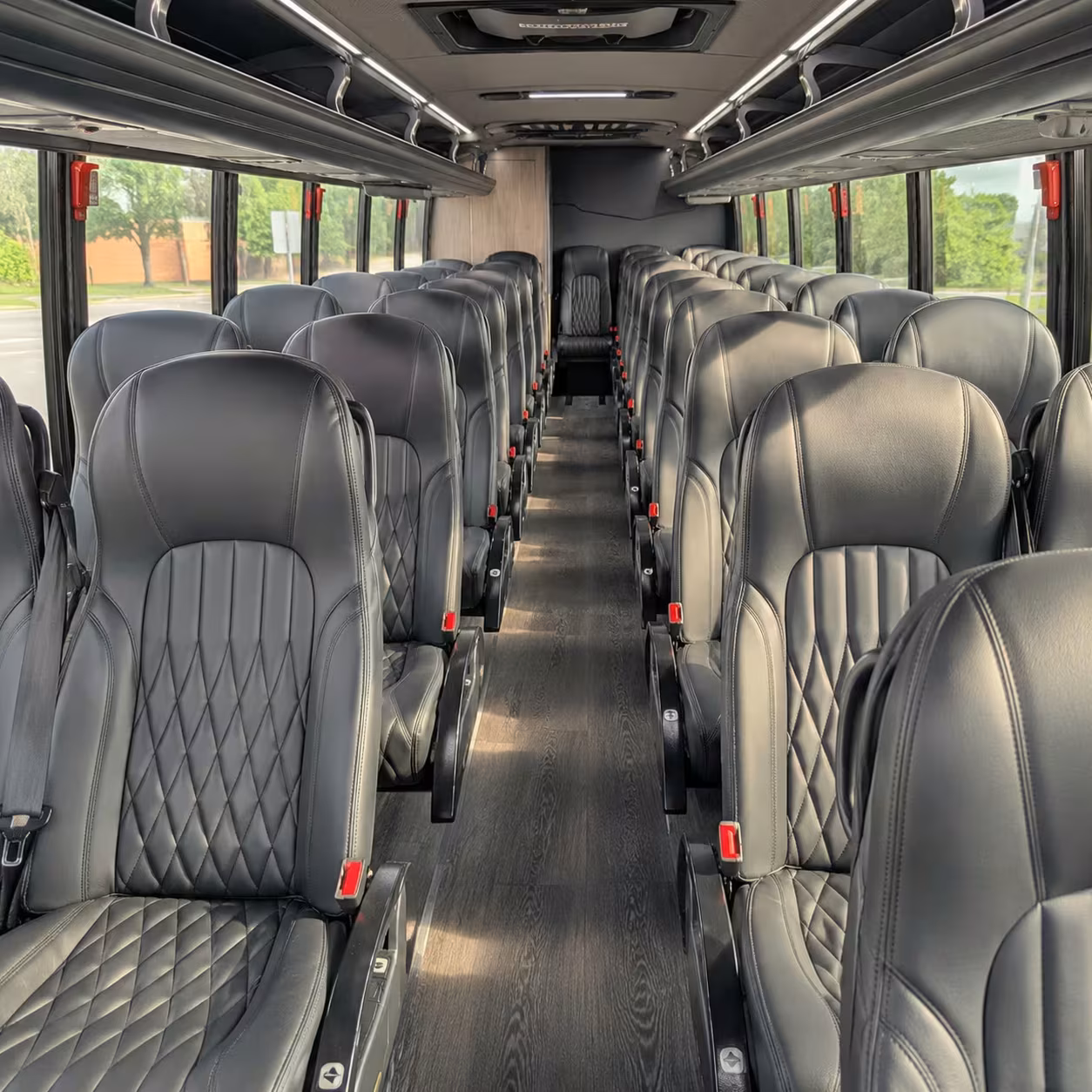 25 passenger minibus inside