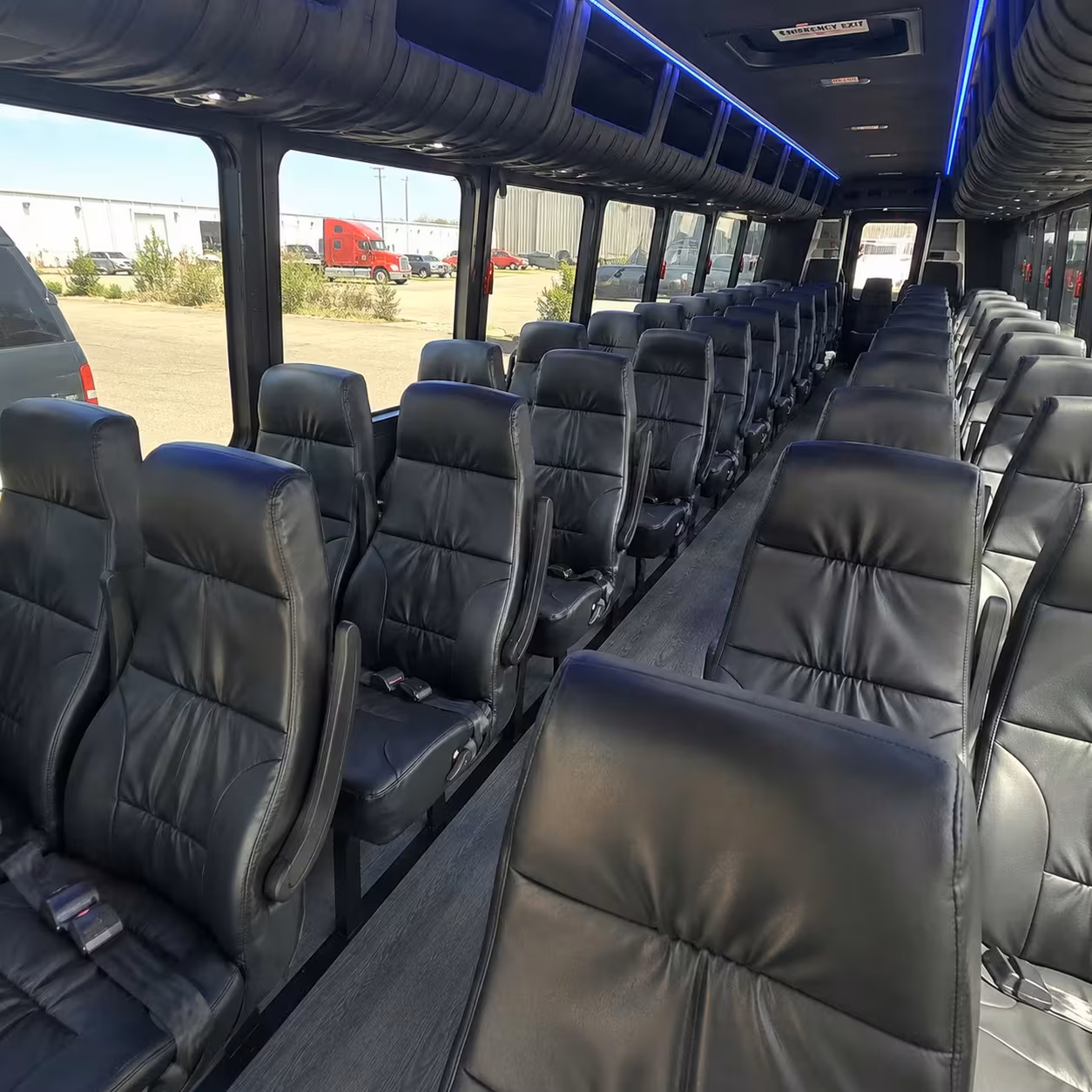 25 passenger minibus interior