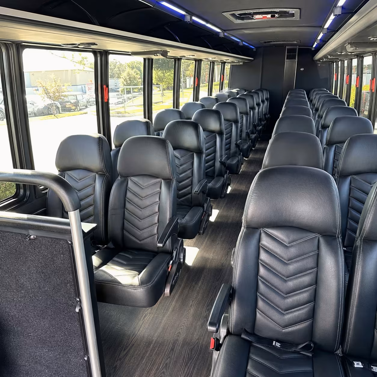 35 passenger minibus inside