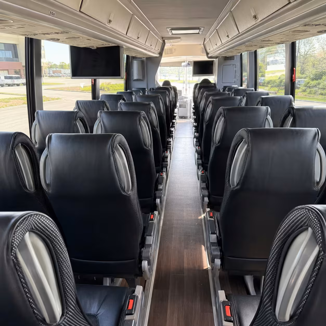 lake charles charter bus interior